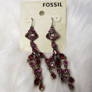 Fossil chandelier Earrings
